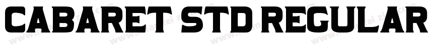 Cabaret Std Regular字体转换